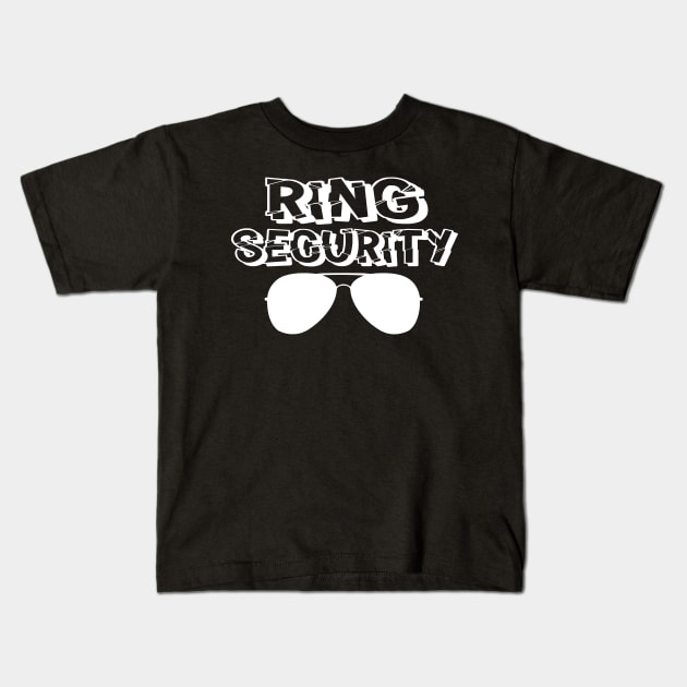 Ring Security  Ring Bearer Kids T-Shirt by OwensAdelisass